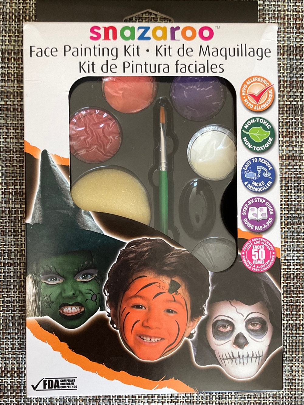 Snazaroo Kids Face Painting Kit NWT